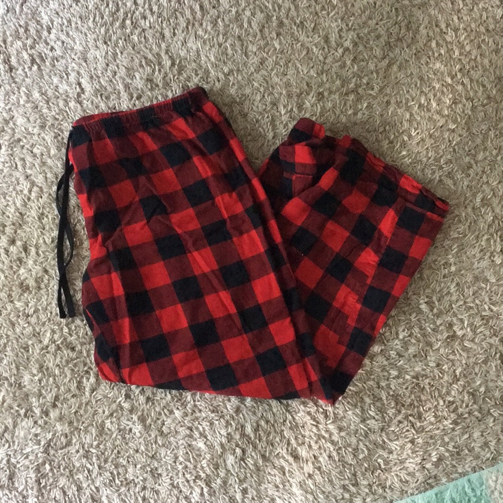Plaid pajama pants